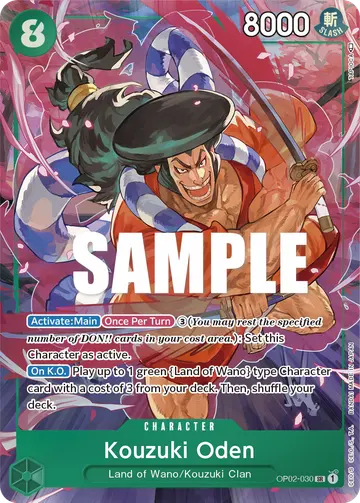 Kouzuki Oden OP02-030 (Alternate art)