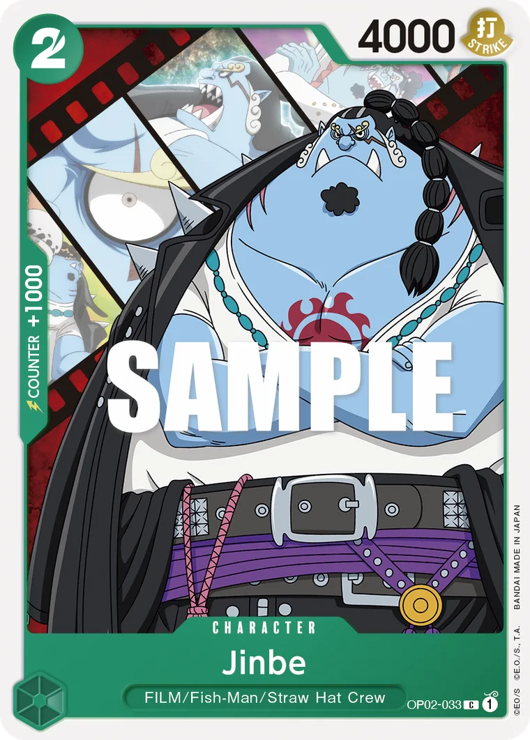 Jinbe OP02-033 – One Piece Card Game Character