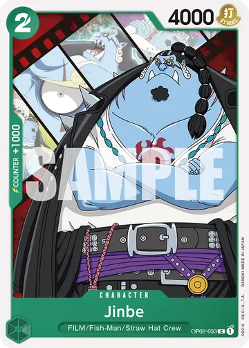 Jinbe OP02-033 (Alternate art)