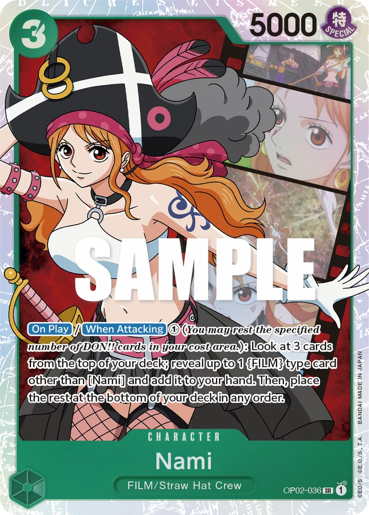 Nami OP02-036 – One Piece Card Game Character