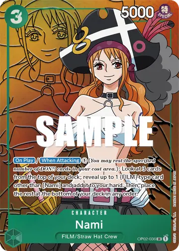 Nami OP02-036 (Alternate art)