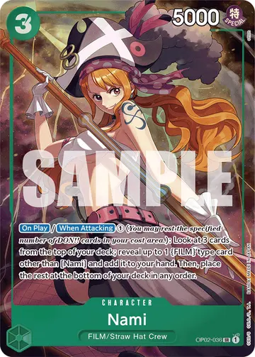 Nami OP02-036 (Alternate art)