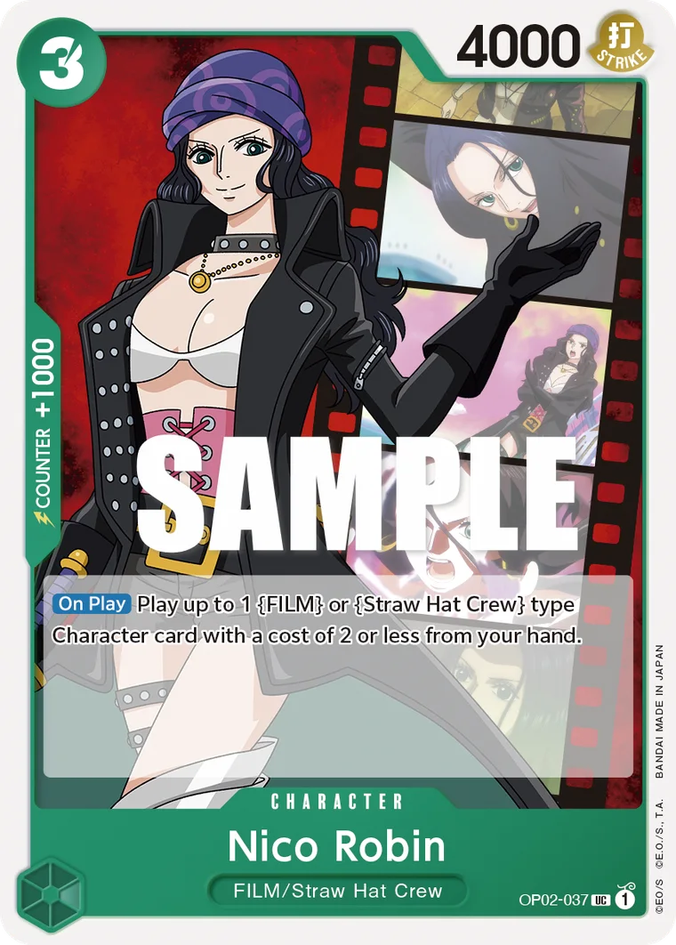Nico Robin OP02-037 – One Piece Card Game Character