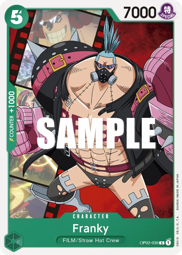 Franky OP02-039 – One Piece Card Game Character