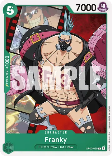 Franky OP02-039 (Alternate art)