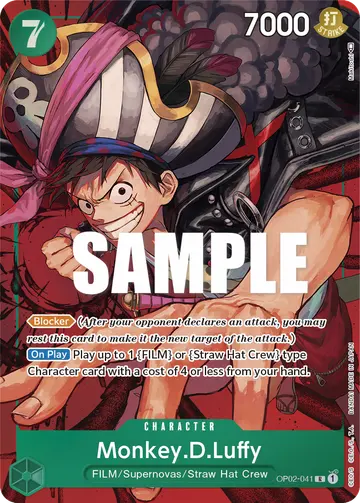 Monkey.D.Luffy OP02-041 (Alternate art)
