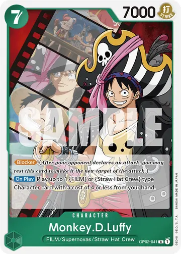Monkey.D.Luffy OP02-041 (Alternate art)