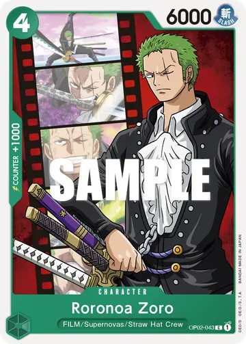 Roronoa Zoro OP02-043