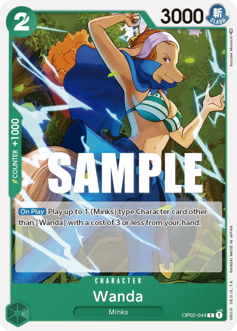 Wanda OP02-044 – One Piece Card Game Character
