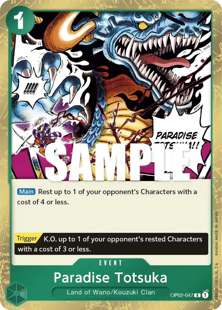 Paradise Totsuka OP02-047 – One Piece Card Game Event