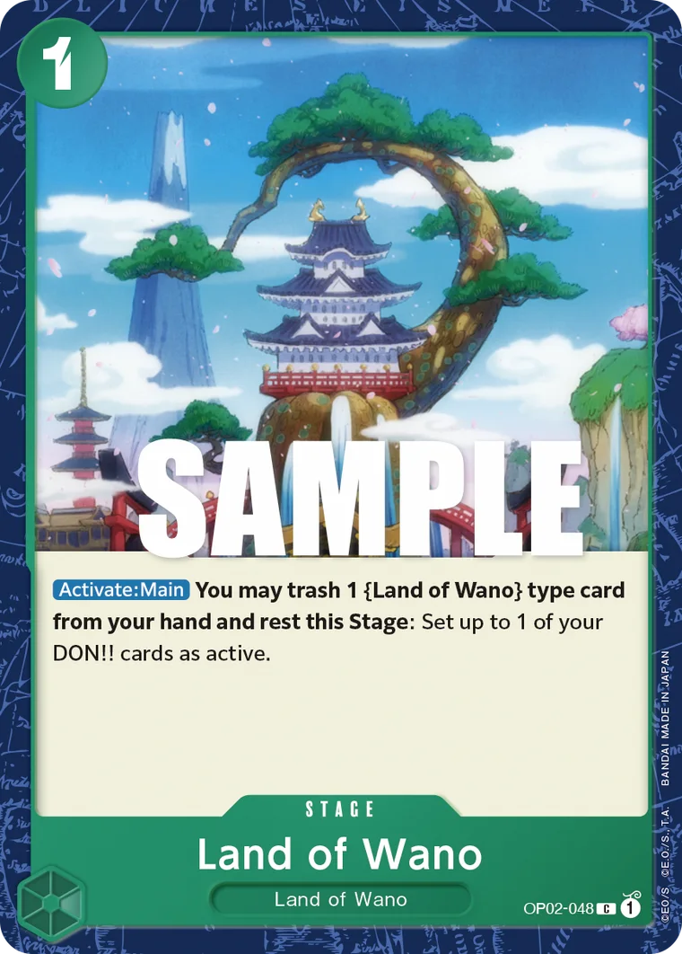 Land of Wano OP02-048 – One Piece Card Game Stage