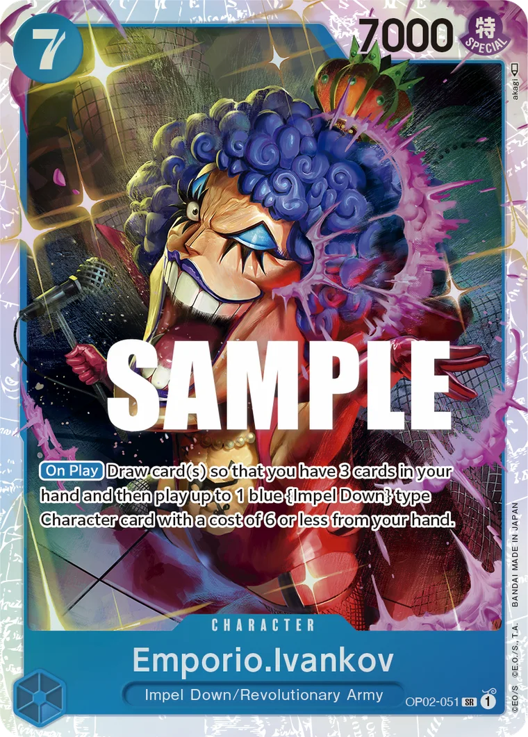 Emporio.Ivankov OP02-051 – One Piece Card Game Character