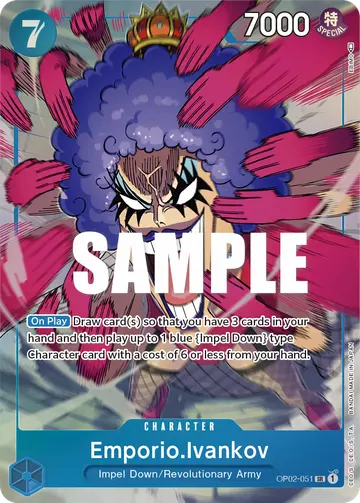 Emporio.Ivankov OP02-051 (Alternate art)