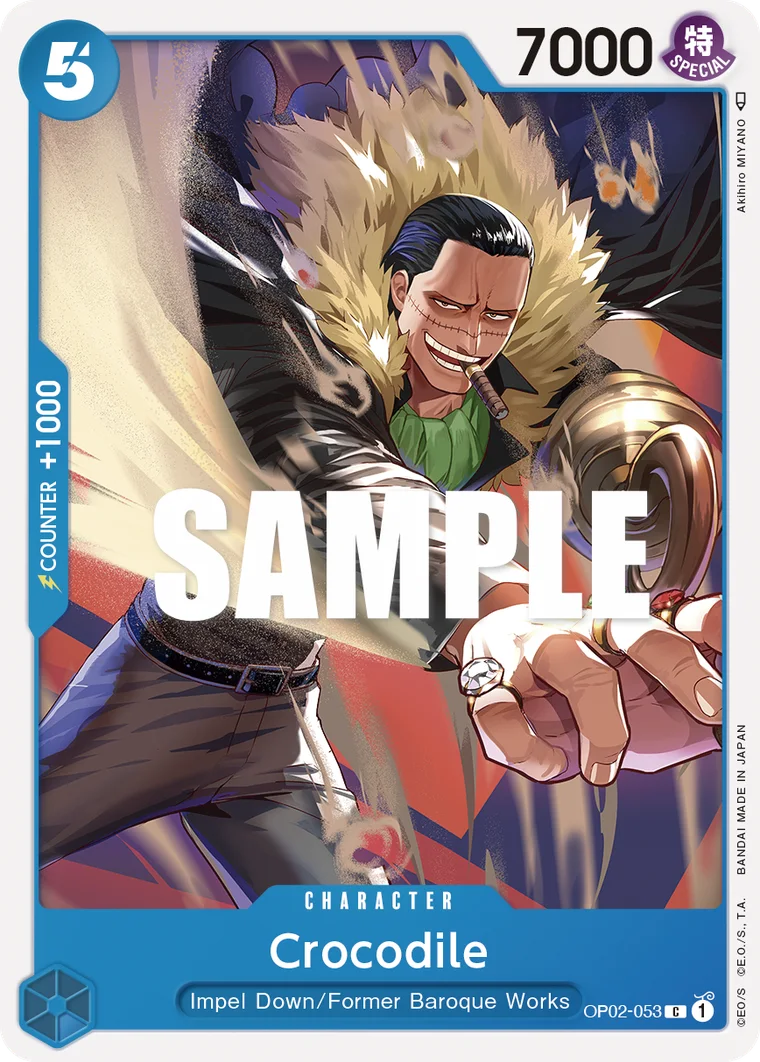 Crocodile OP02-053 – One Piece Card Game Character