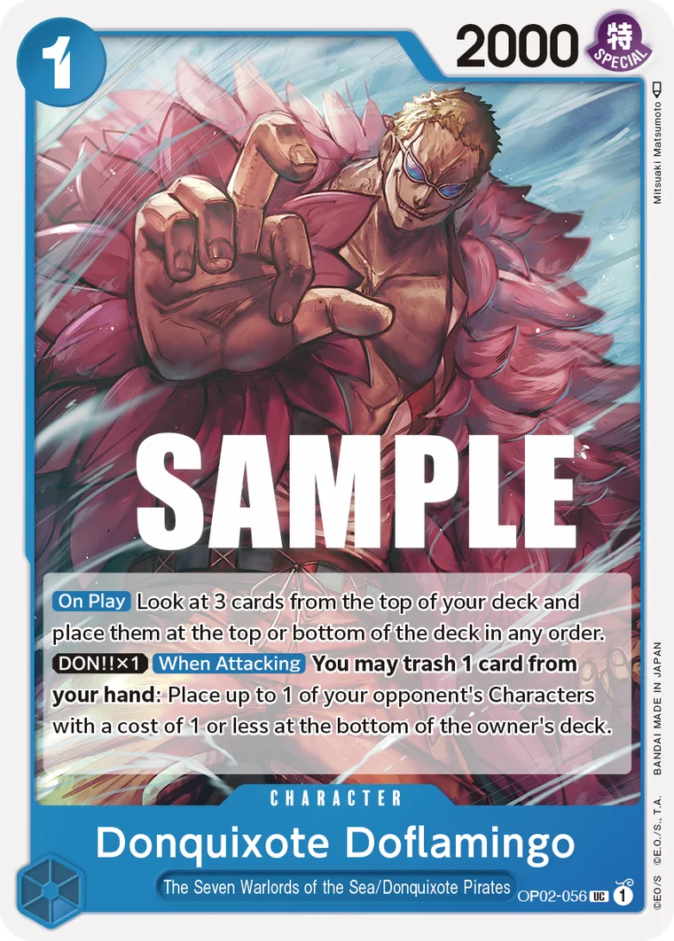 Donquixote Doflamingo OP02-056 – One Piece Card Game Character