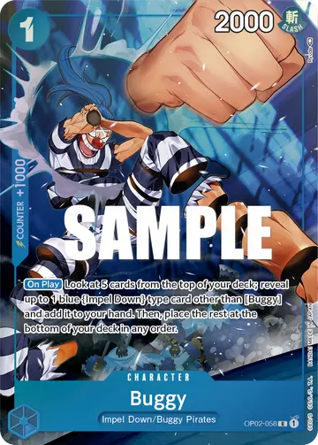 Buggy OP02-058 (Alternate art)