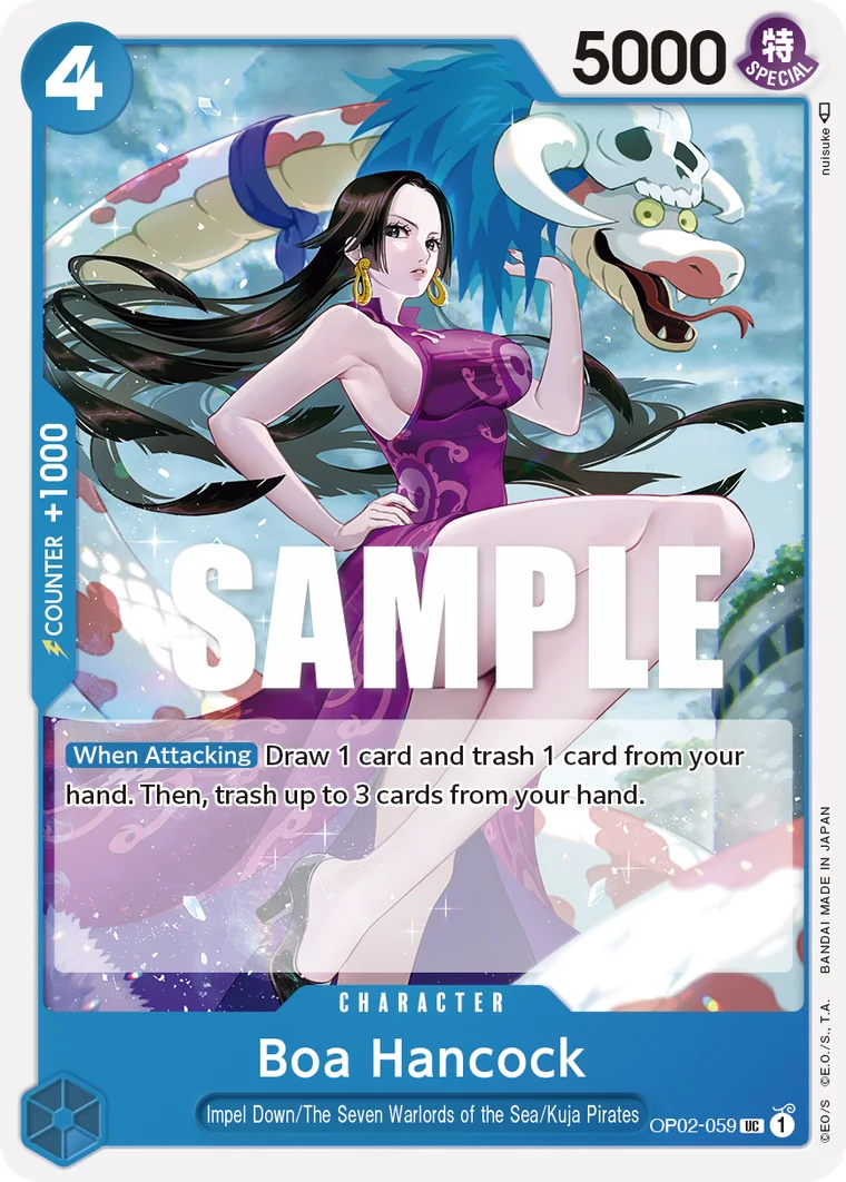 Boa Hancock OP02-059 – One Piece Card Game Character