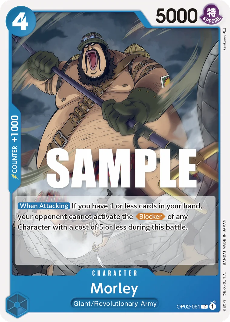 Morley OP02-061 – One Piece Card Game Character