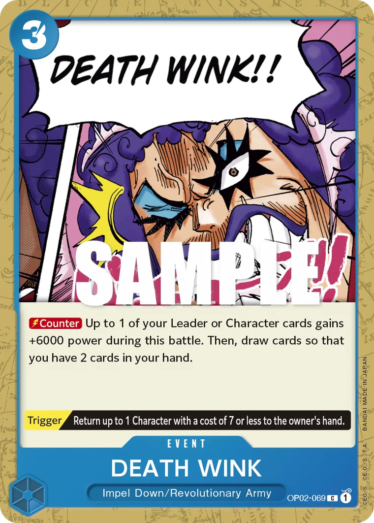 DEATH WINK OP02-069 – One Piece Card Game Event