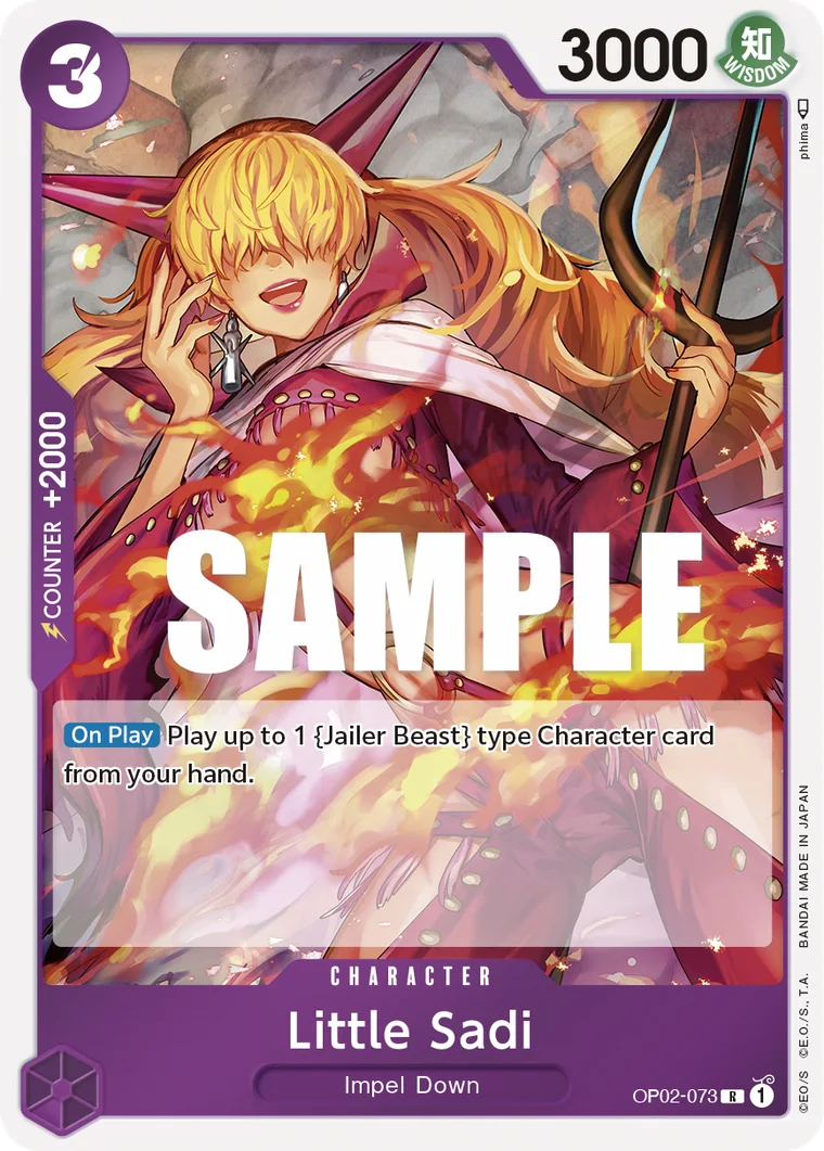 Little Sadi OP02-073 – One Piece Card Game Character