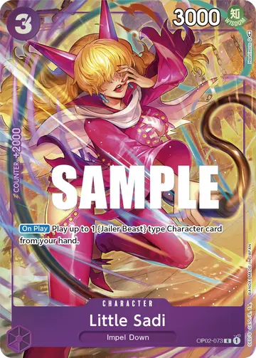 Little Sadi OP02-073 (Alternate art)