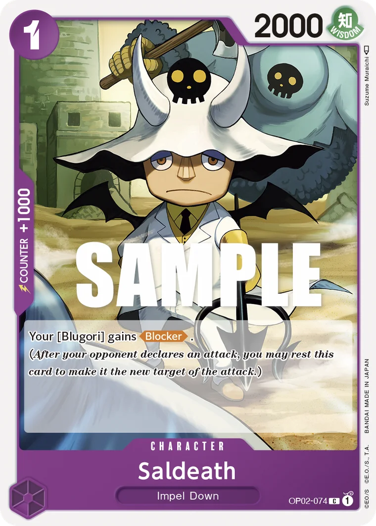 Saldeath OP02-074 – One Piece Card Game Character
