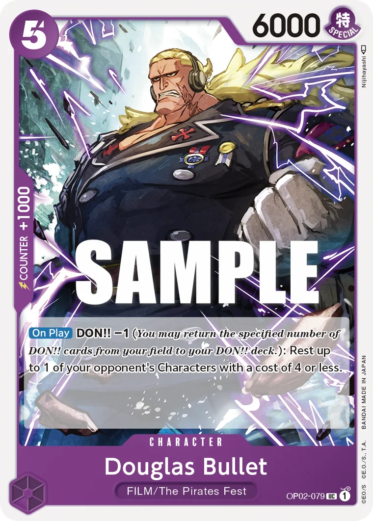 Douglas Bullet OP02-079 – One Piece Card Game Character