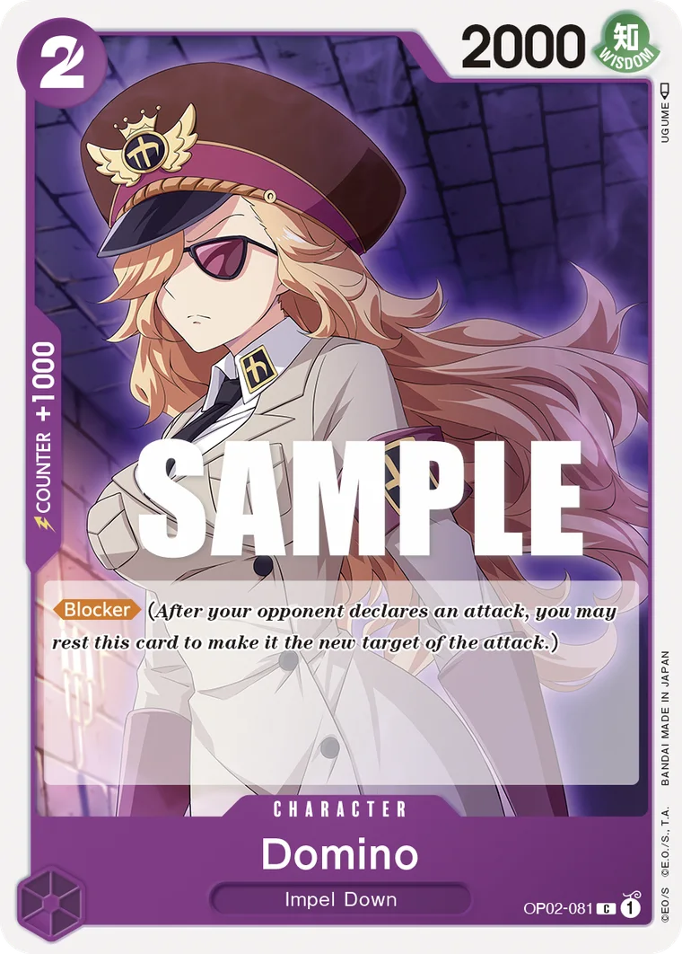 Domino OP02-081 – One Piece Card Game Character