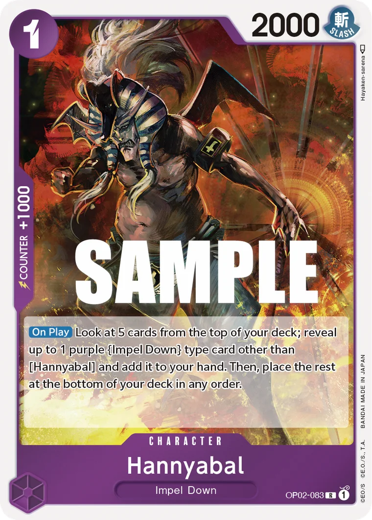 Hannyabal OP02-083 – One Piece Card Game Character