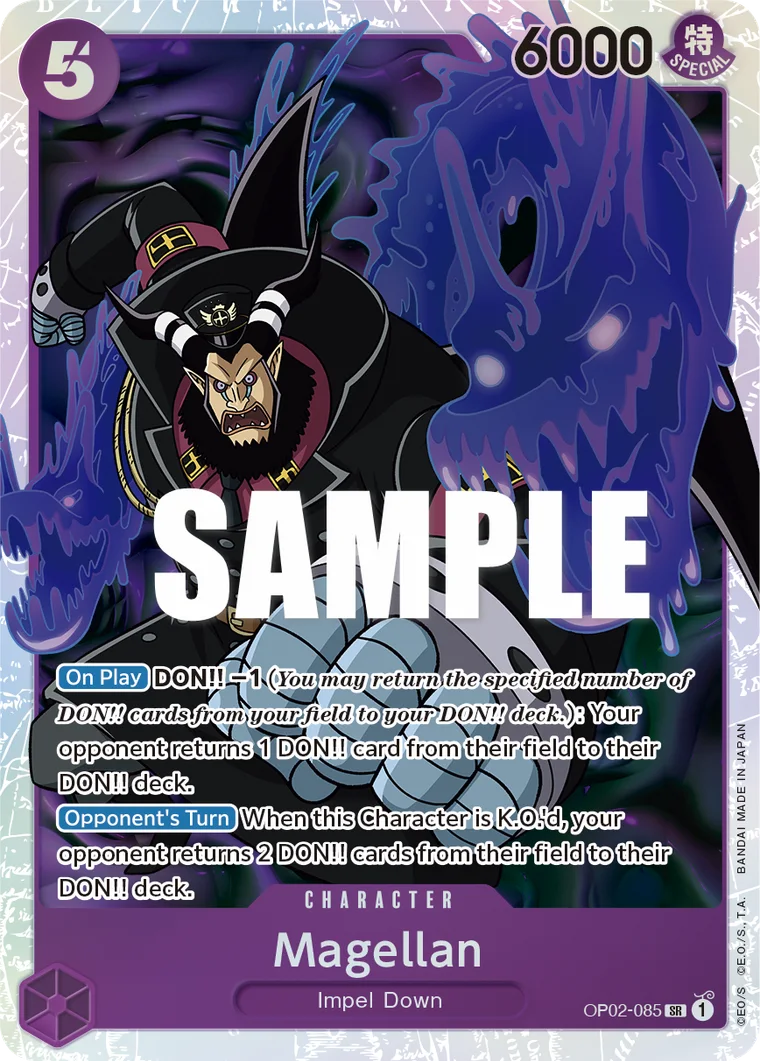 Magellan OP02-085 – One Piece Card Game Character