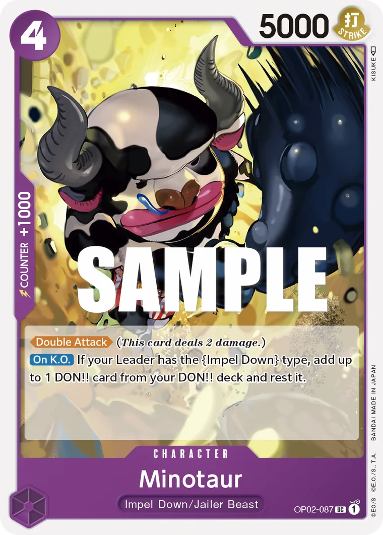 Minotaur OP02-087 – One Piece Card Game Character