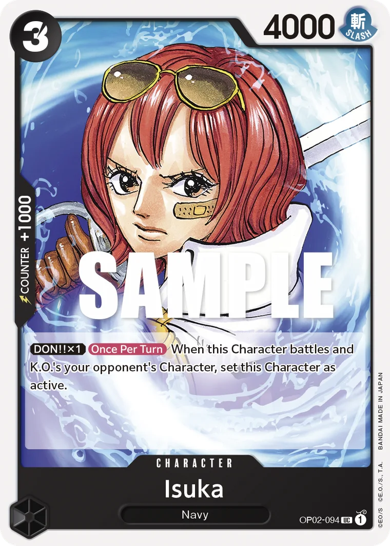 Isuka OP02-094 – One Piece Card Game Character