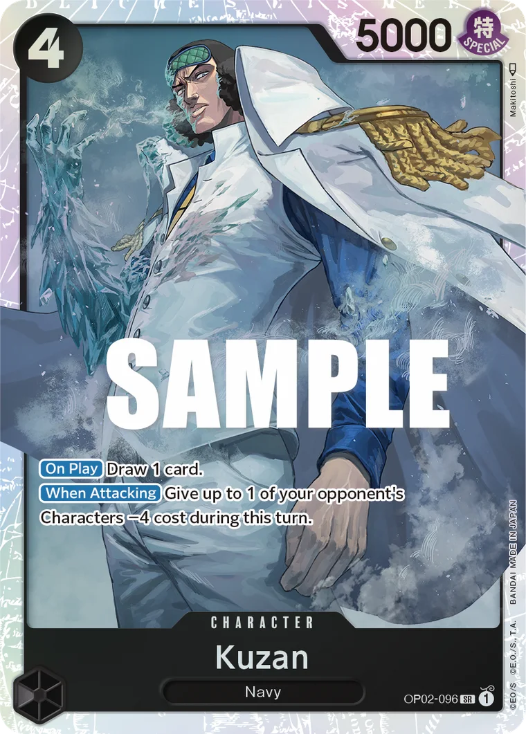 Kuzan OP02-096 – One Piece Card Game Character