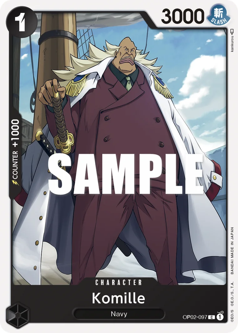 Komille OP02-097 – One Piece Card Game Character