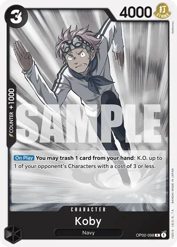 Koby OP02-098 (Reprint)
