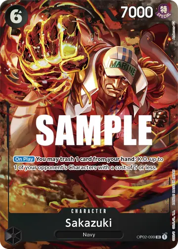 Sakazuki OP02-099 (Alternate art)