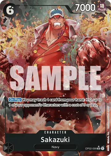 Sakazuki OP02-099 (Alternate art)