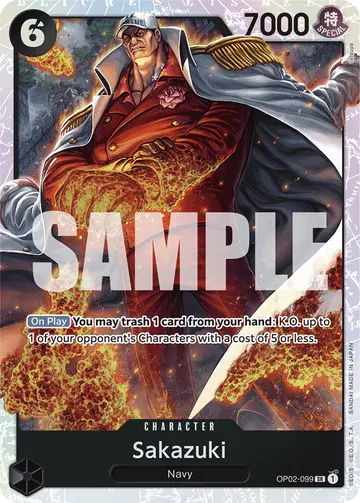 Sakazuki OP02-099 (Reprint)