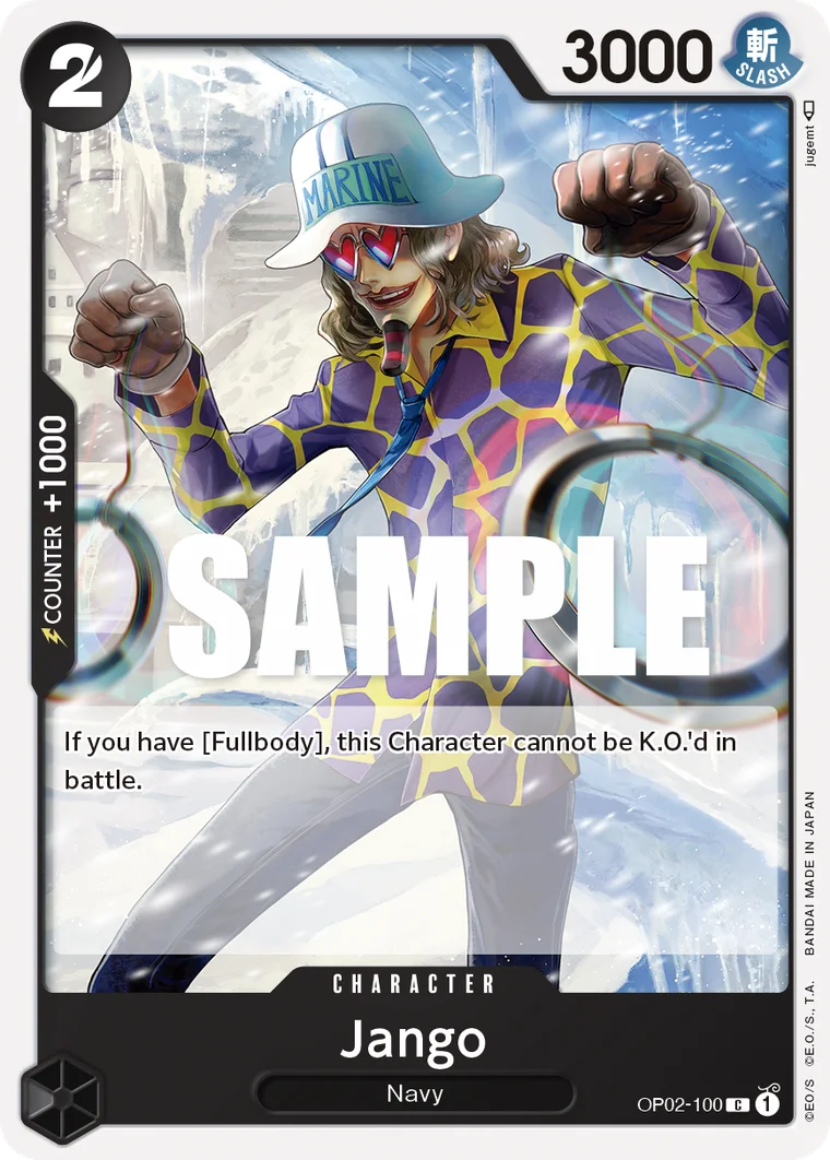 Jango OP02-100 – One Piece Card Game Character