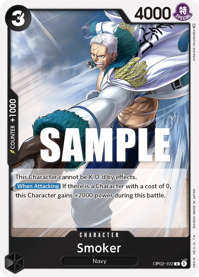 Smoker OP02-102 – One Piece Card Game Character
