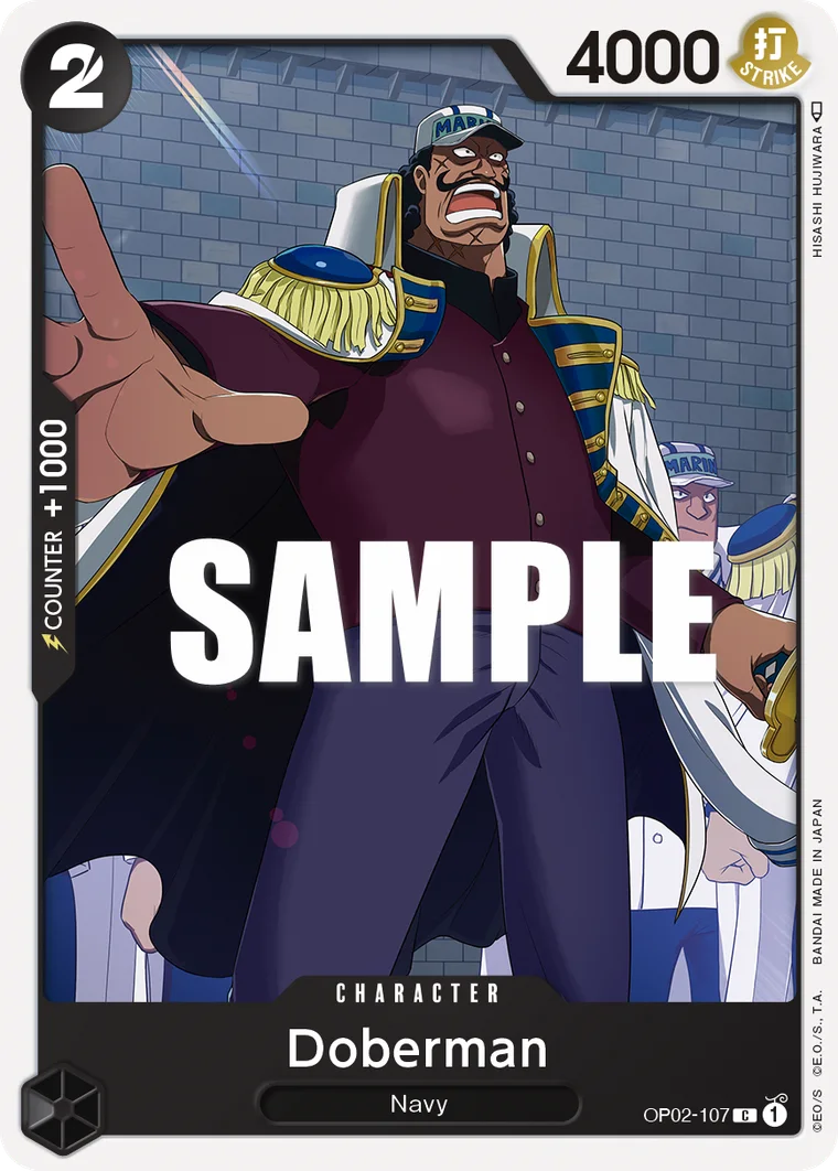 Doberman OP02-107 – One Piece Card Game Character