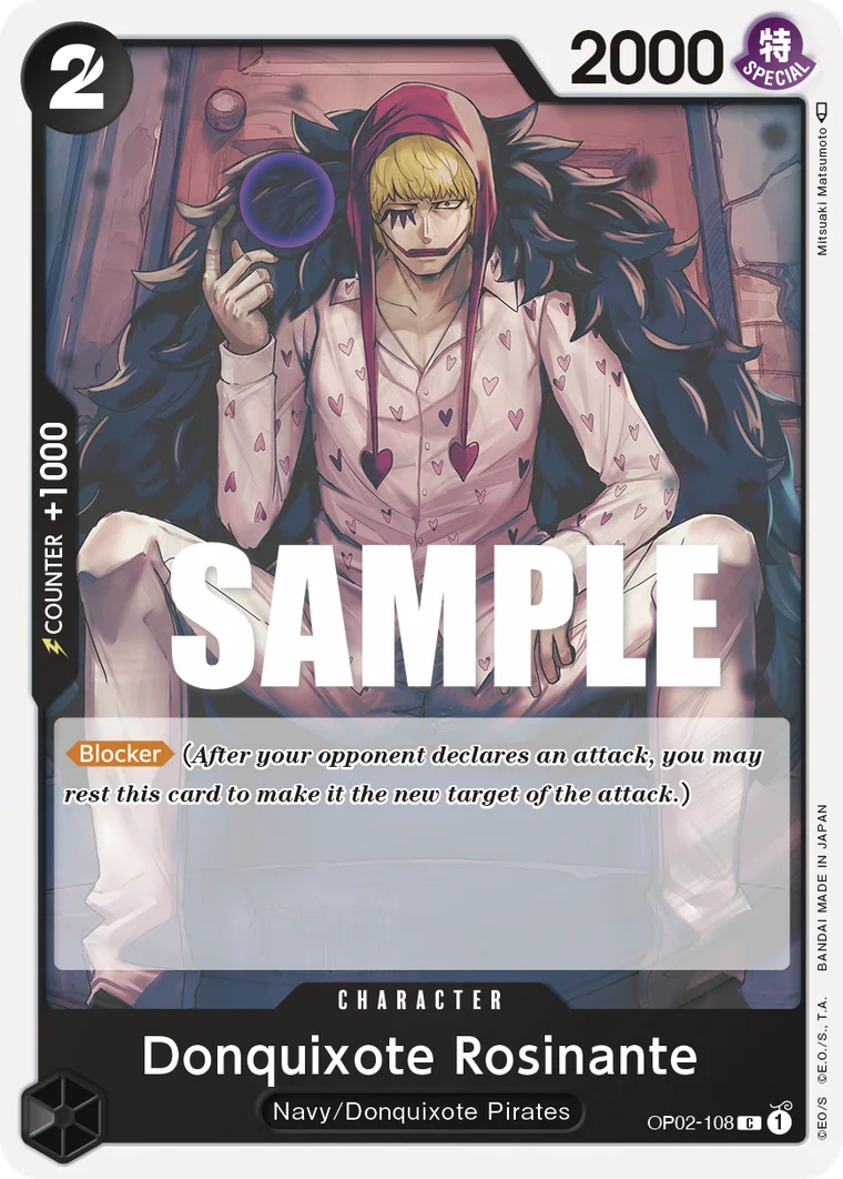 Donquixote Rosinante OP02-108 – One Piece Card Game Character