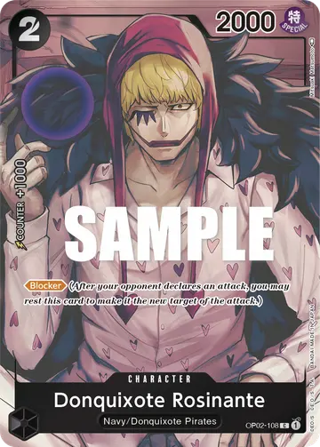 Donquixote Rosinante OP02-108 (Alternate art)