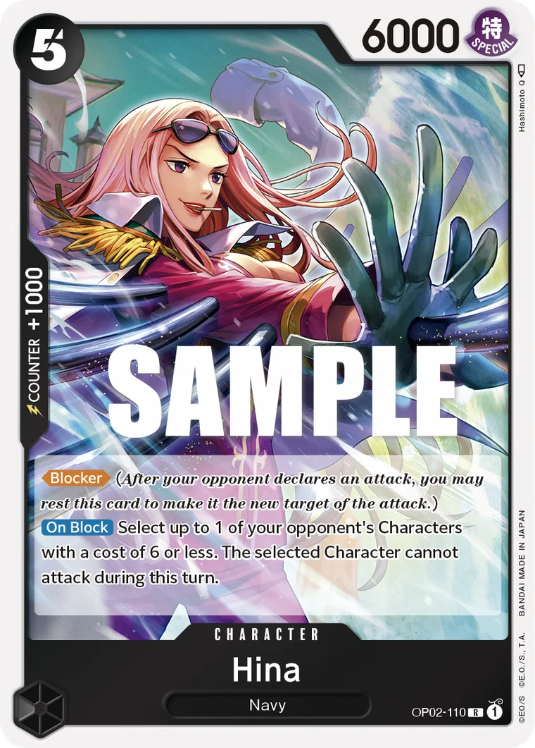 Hina OP02-110 – One Piece Card Game Character