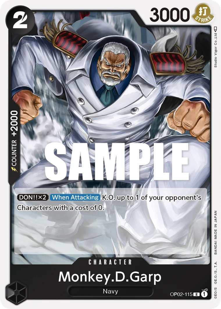 Monkey.D.Garp OP02-115 – One Piece Card Game Character