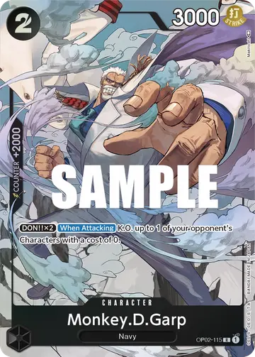 Monkey.D.Garp OP02-115 (Alternate art)