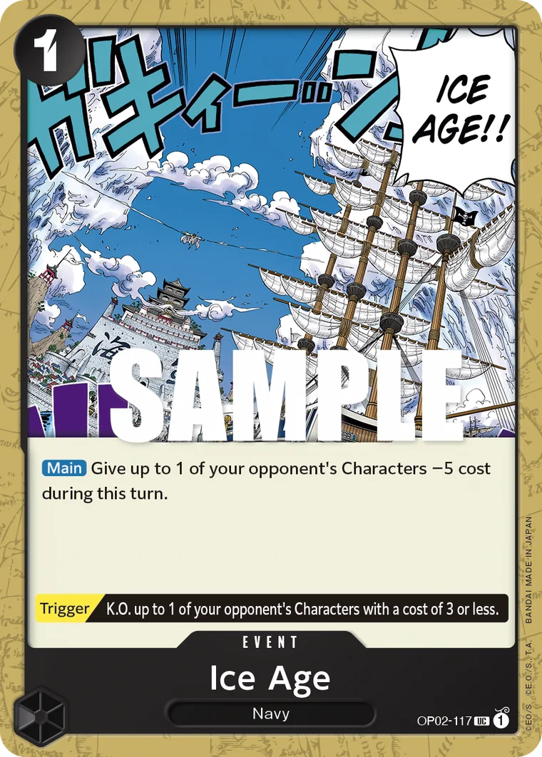 Ice Age OP02-117 – One Piece Card Game Event