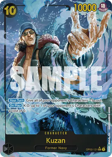 Kuzan OP02-121 (Alternate art)