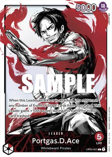 Portgas.D.Ace OP03-001 (Alternate art)