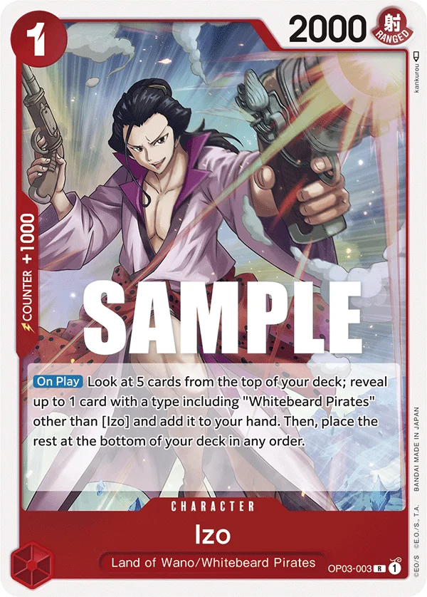 Izo OP03-003 – One Piece Card Game Character